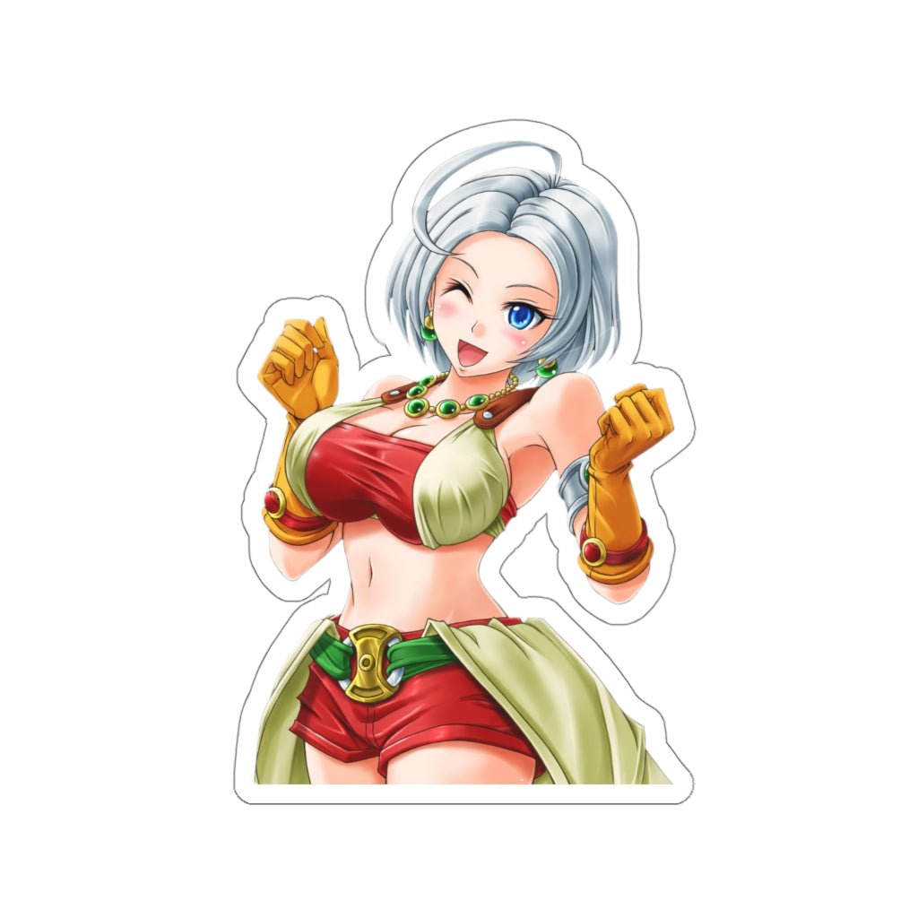 Big Boobs Riin Dragon Quest Waterproof Sticker - Ecchi Vinyl Decal