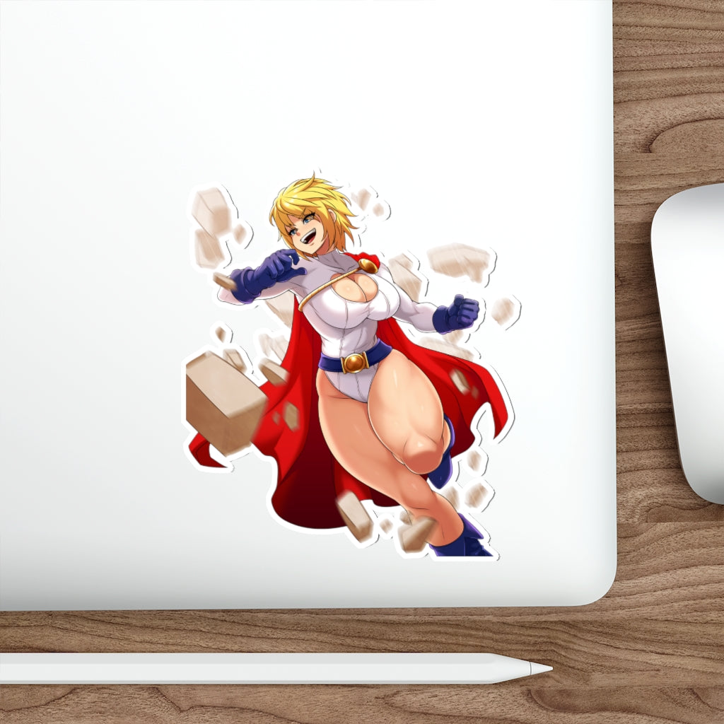 Thick Thighs Power Girl Waterproof Sticker - Ecchi Vinyl Decal