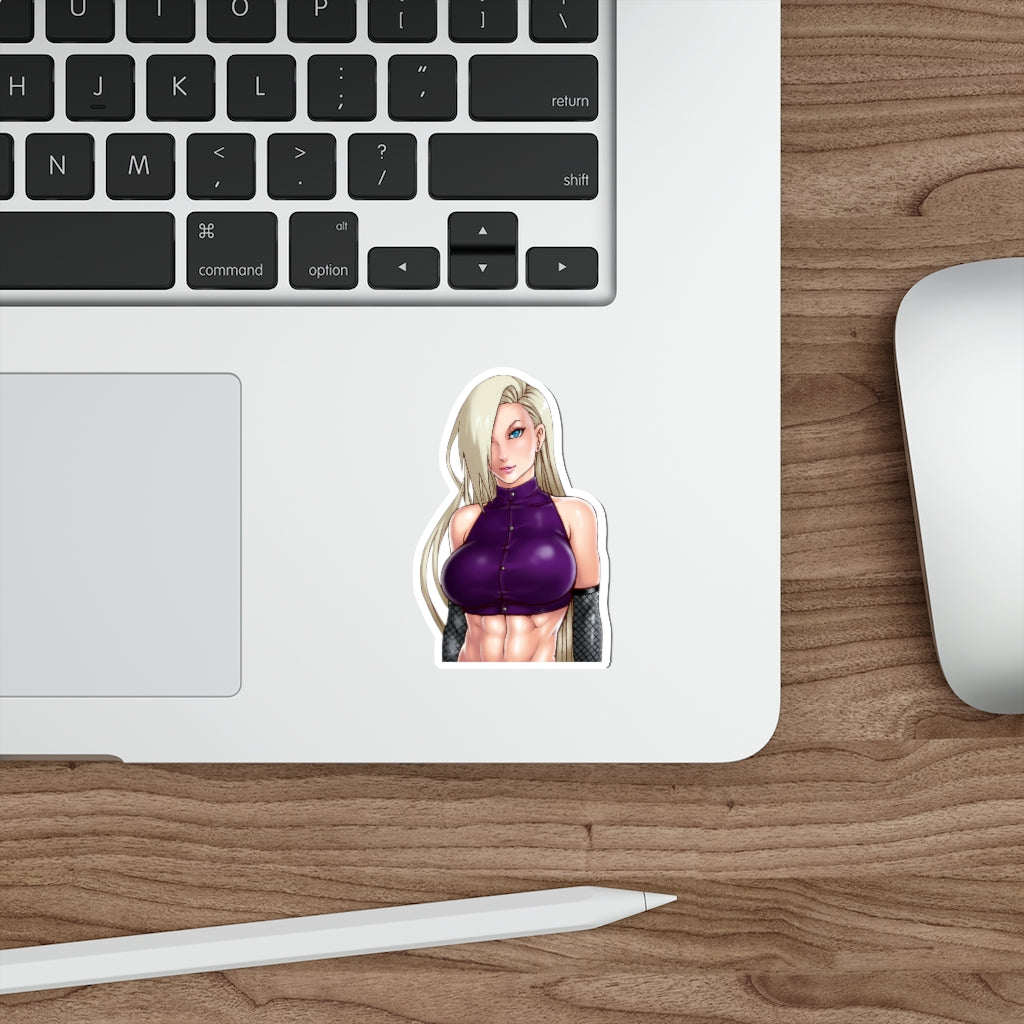 Sexy Yamanaka Ino Naruto Peeker Waterproof Sticker - Ecchi Vinyl Decal