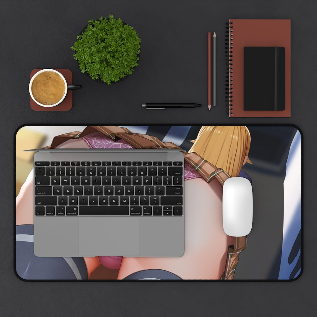 Food Wars Sexy Mousepad - Erina Nakiri Cute Butt And Panties Desk Mat - Ecchi Playmat