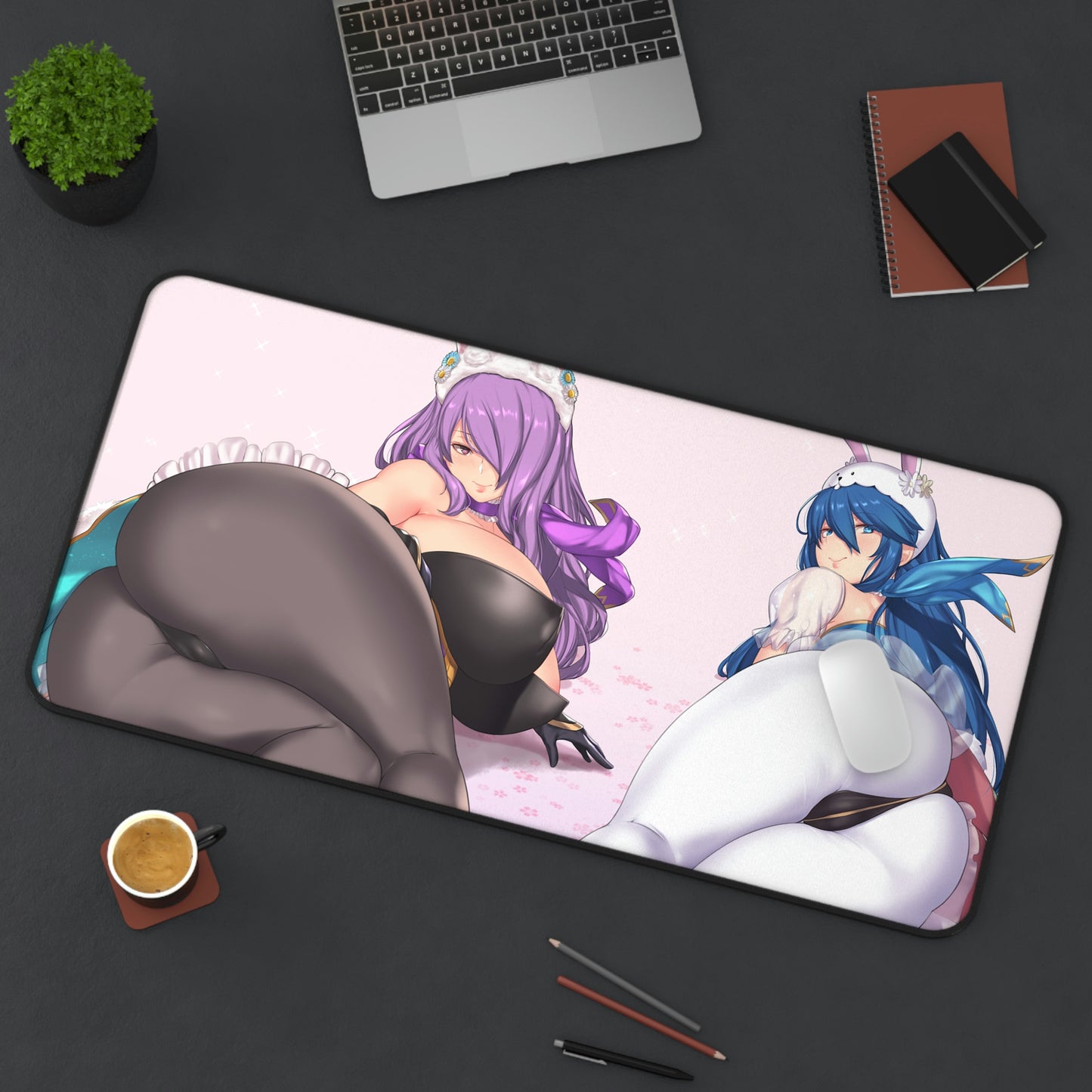 Fire Emblem Mousepad - Camilla And Lucina Bunny Girls - Large Ecchi Desk Mat - Mouse Pad - MTG Playmat