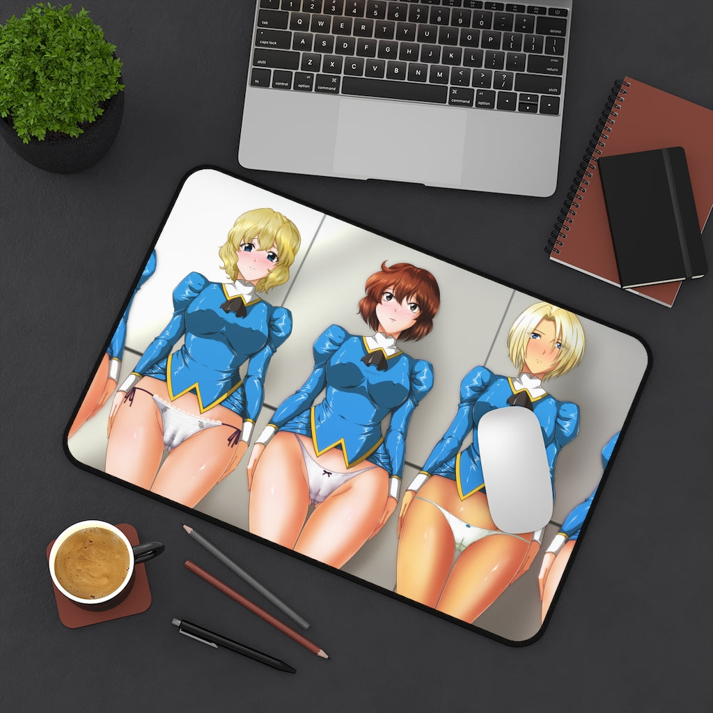 Agent Aika Sexy Panties Desk Mat - Non Slip Mousepad