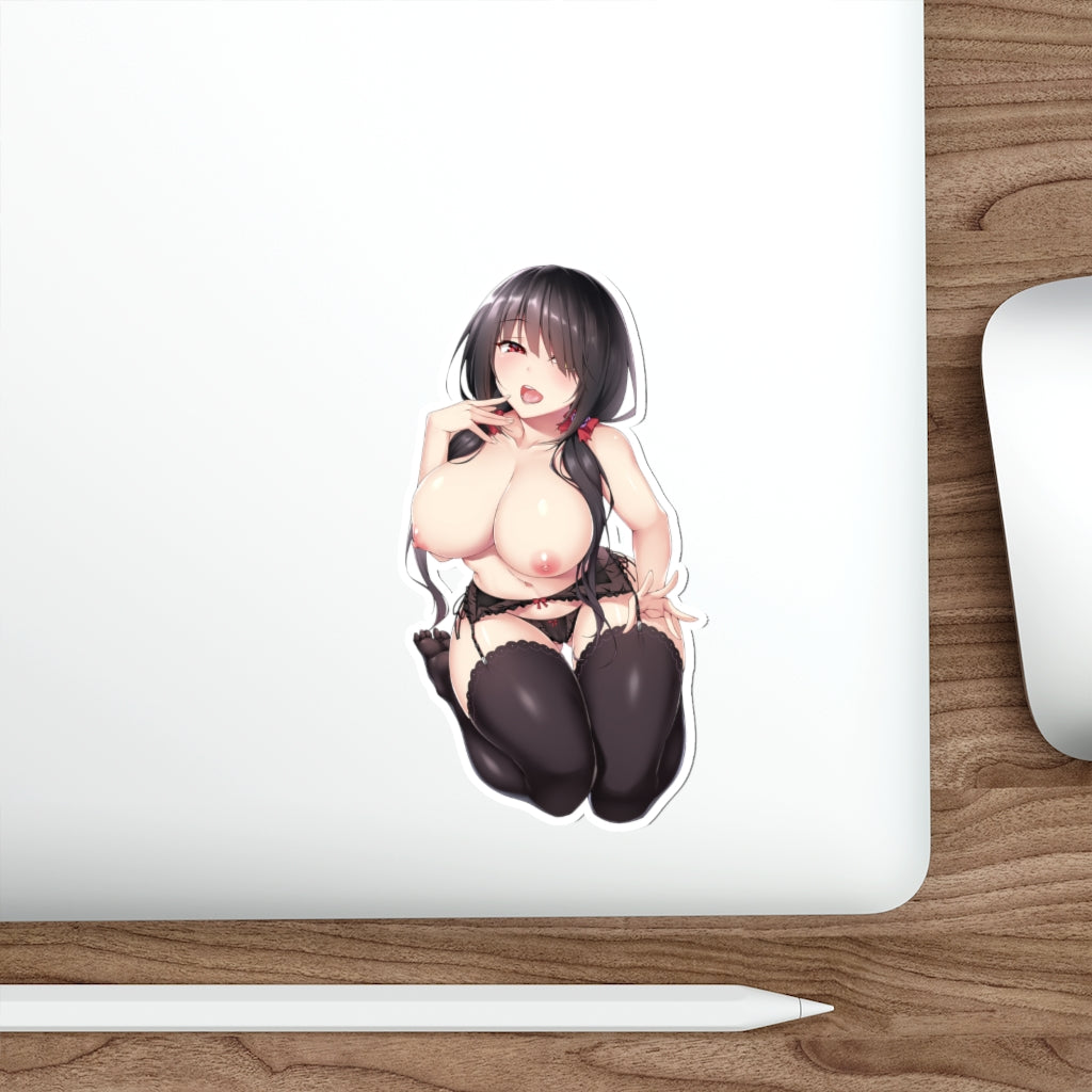 Date A Live Topless Kurumi Tokisaki Waterproof Sticker - Ecchi Vinyl Decal