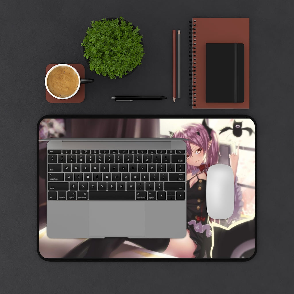 Seraph of The End Sexy Mousepad - Krul Tepes Anime Desk Mat - Ecchi Manga Playmat