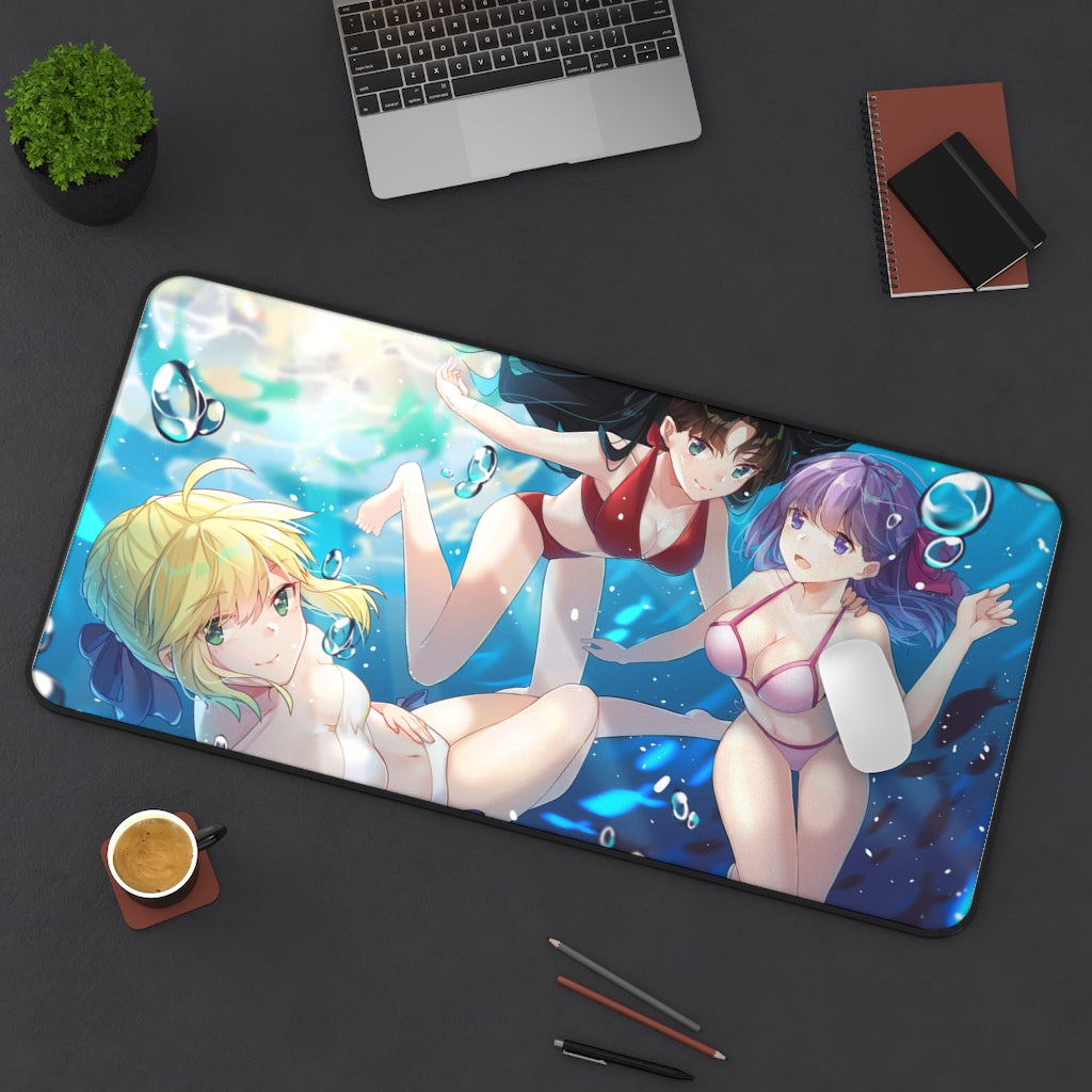 Fate Stay Night Ecchi Mousepad - FSN Bikini Large Desk Mat - MTG Playmat