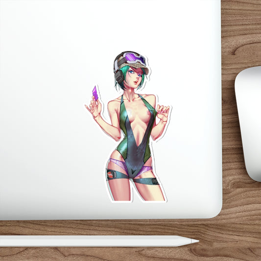 Rainbow Six Siege Sexy Swimsuit Ela Waterproof Sticker - Ecchi Vinyl Decal