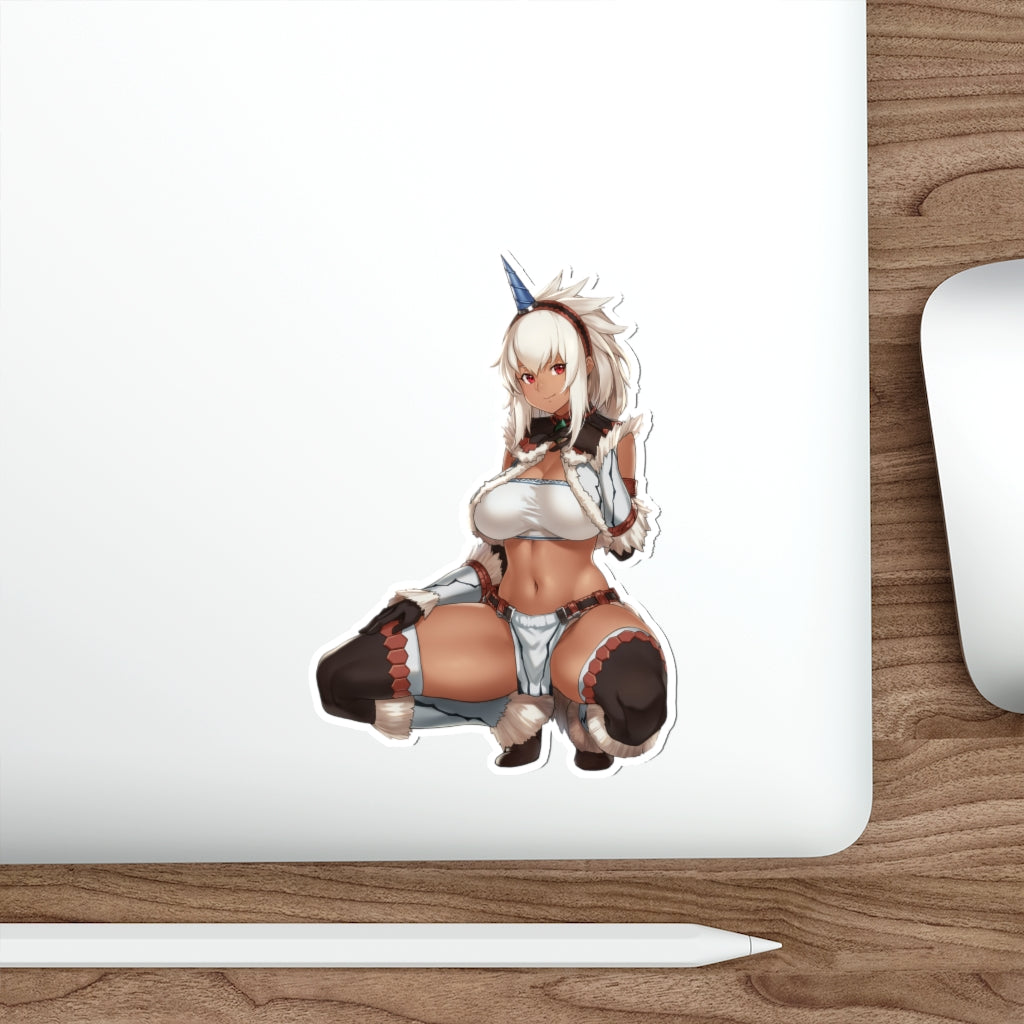 Sexy Anthro Kirin Waterproof Sticker - Monster Hunter Ecchi Vinyl Decal