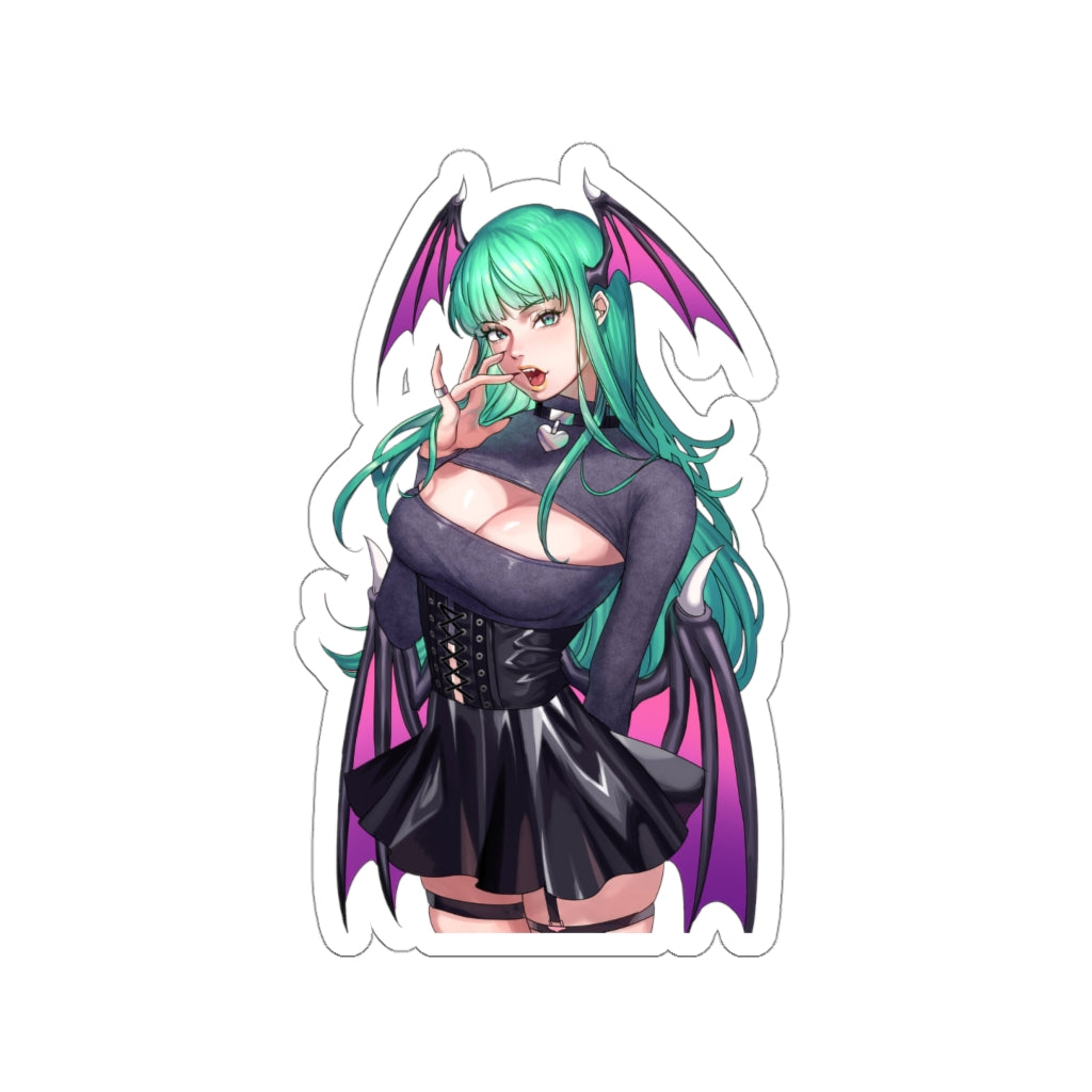 Darkstalkers Morrigan Aensland Sexy Gothic Lolita Ecchi Vinyl Decal Waterproof Sticker - Ecchi Vinyl Decal