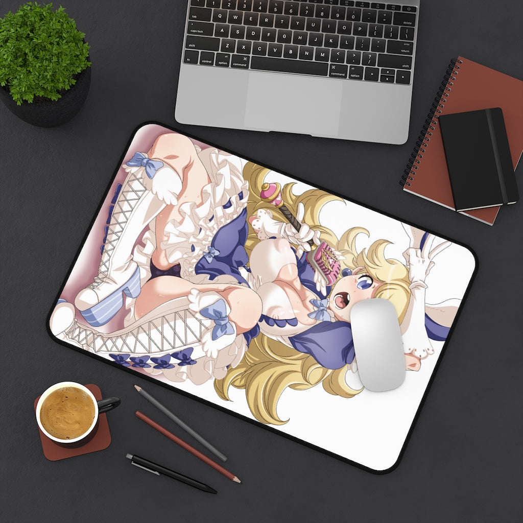 Sexy Tits Purin A La Mode Bravely Default Desk Mat - Big Nipples Mousepad - Gaming Playmat