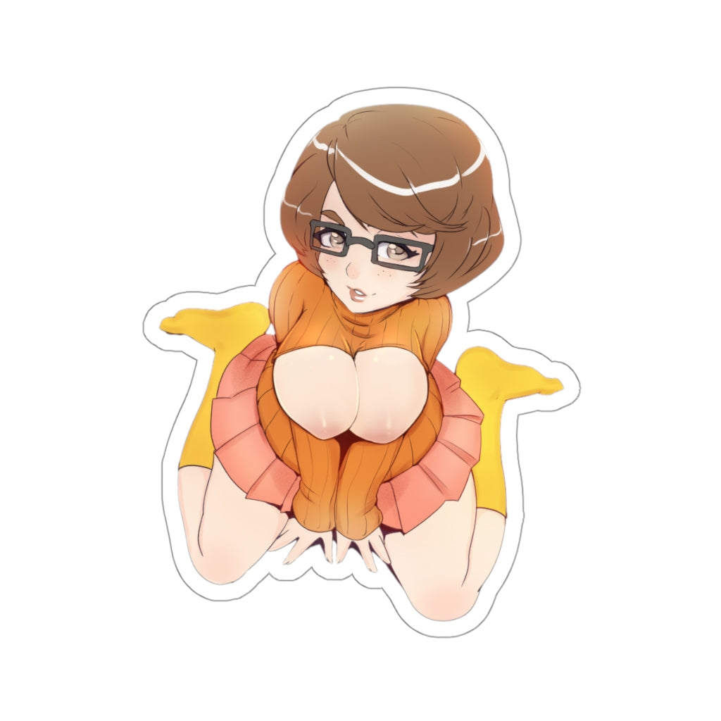 Velma Nude Tits Scooby Doo Waterproof Sticker - Ecchi Vinyl Decal