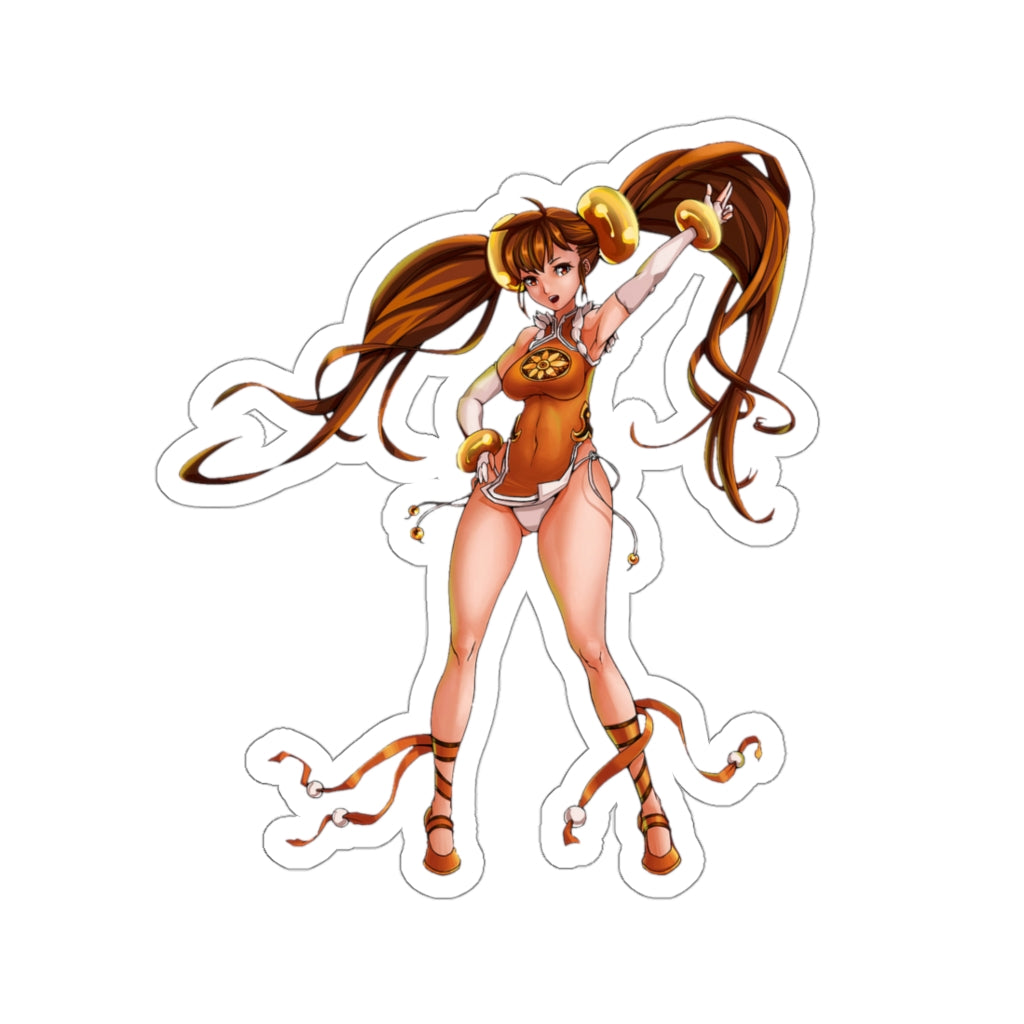 Tekken Sexy Waifu Ling Xiaoyu Waterproof Sticker - Ecchi Vinyl Decal