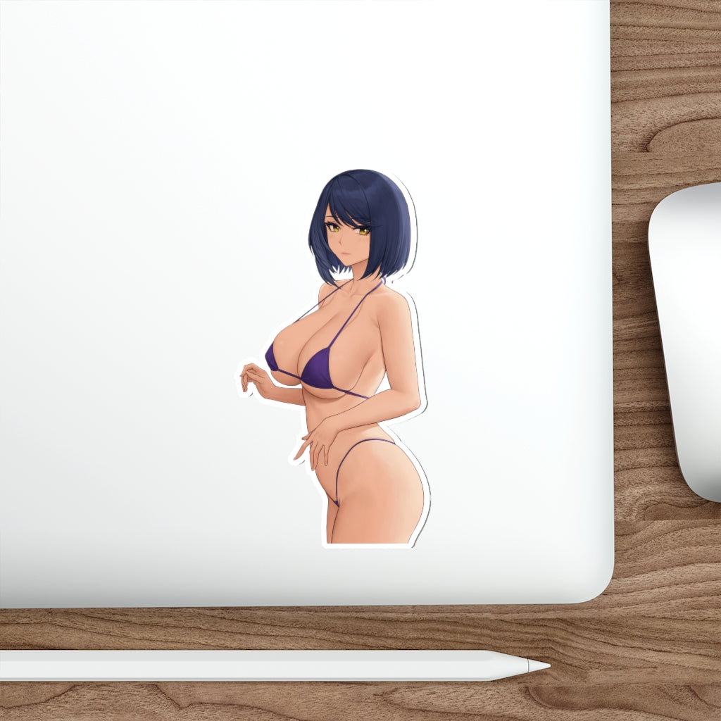 Sexy Bikini Kujou Sara Genshin Impact Waterproof Sticker - Ecchi Vinyl Decal