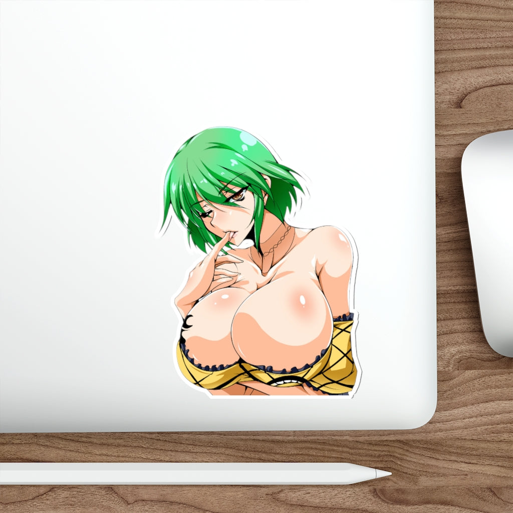 Huge Boobs Hikage Senran Kagura Waterproof Sticker - Ecchi Vinyl Decal