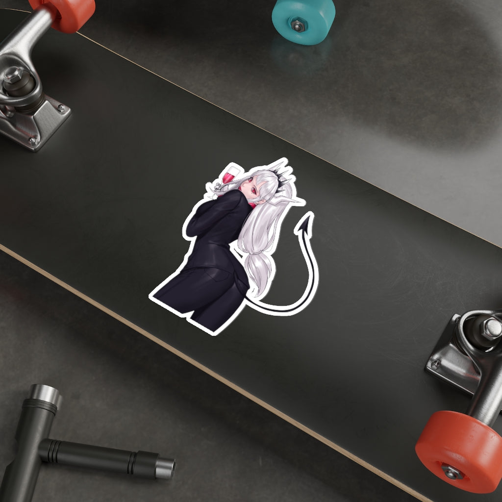 Sexy Lucifer Helltaker Waterproof Sticker - Ecchi Vinyl Decal