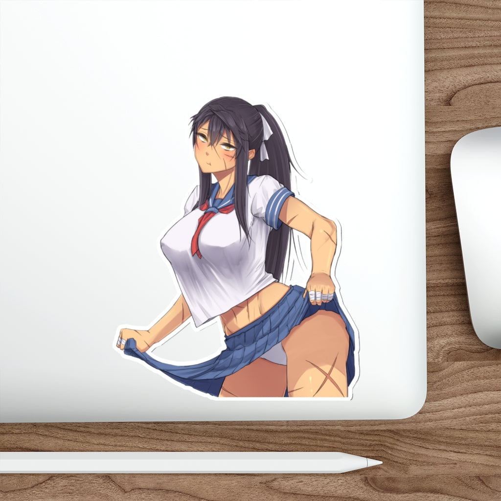 Touken Ranbu Doudanuki Masakuni Sexy Seifuku Panties Waterproof Sticker - Ecchi Vinyl Decal