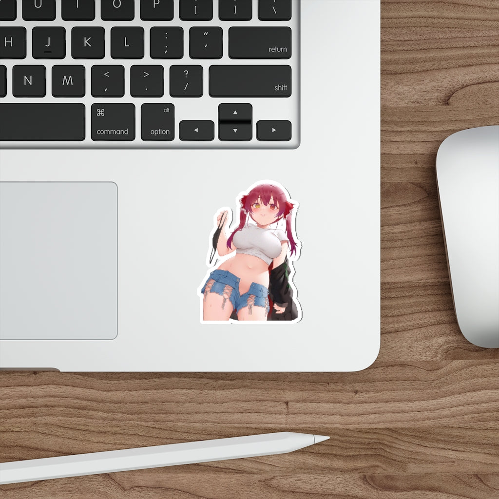 Hololive Busty Houshou Marine Waterproof Sticker - Ecchi Vinyl Decal