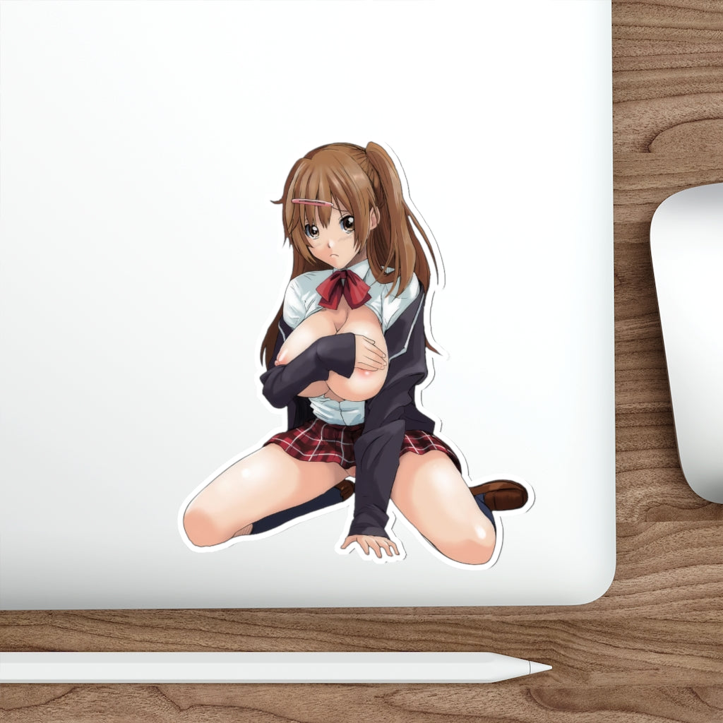 Autocollant imperméable Nibutani Shinka Nude Love, Chunibyo et autres délires - Autocollant en vinyle Ecchi