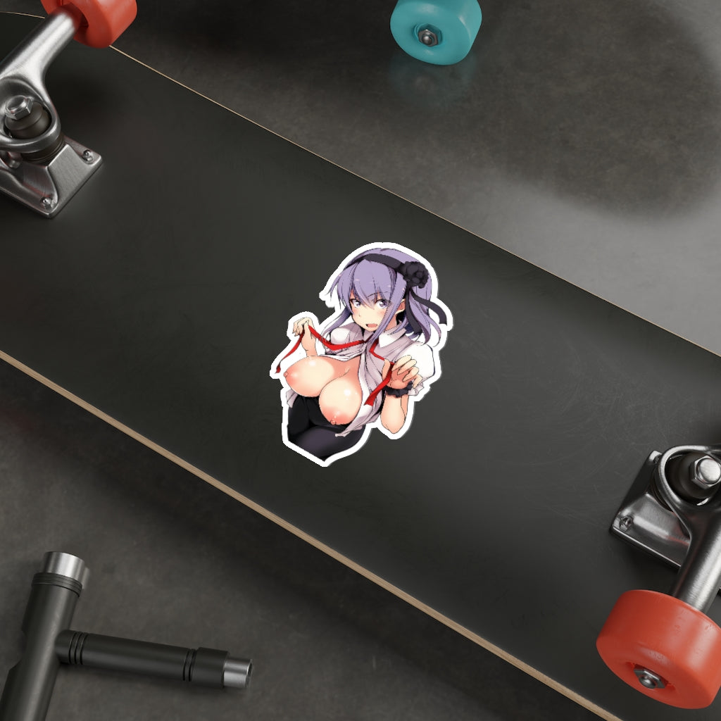 Topless Shidare Hotaru Dagashi Kashi Waterproof Sticker - Ecchi Vinyl Decal