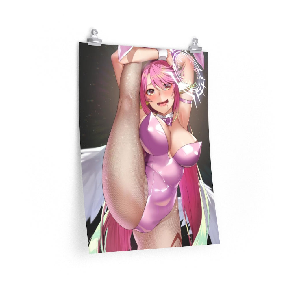 Sexy Bunny Girl Jibril No Game No Life Poster - Lewd Premium Matte Vertical Poster - Adult Wall Art