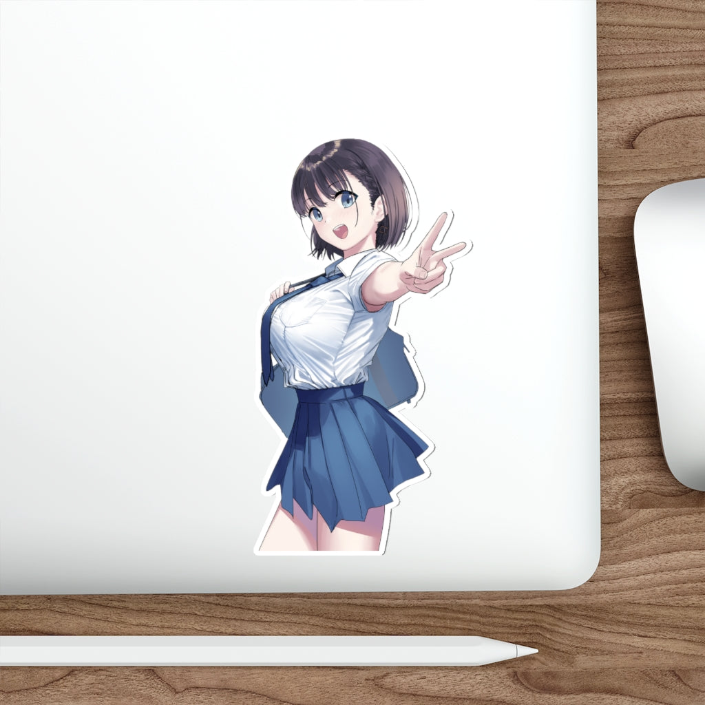 Waifu Ai Chan Tawawa on Monday Waterproof Sticker - Ecchi Vinyl Decal