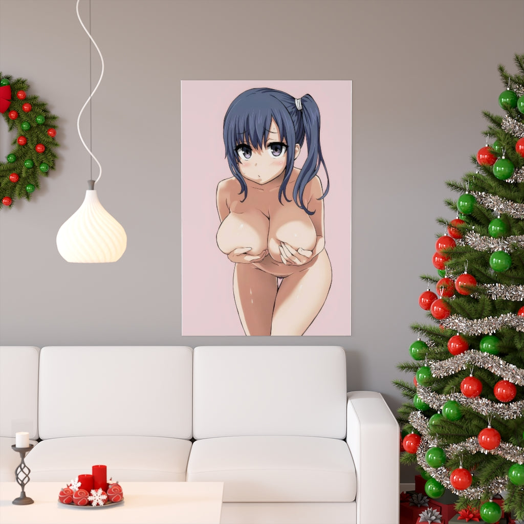 Affiche Ecchi de Imai Midori Shirobako nue - Affiche verticale mate de qualité supérieure obscène - Art mural pour adultes