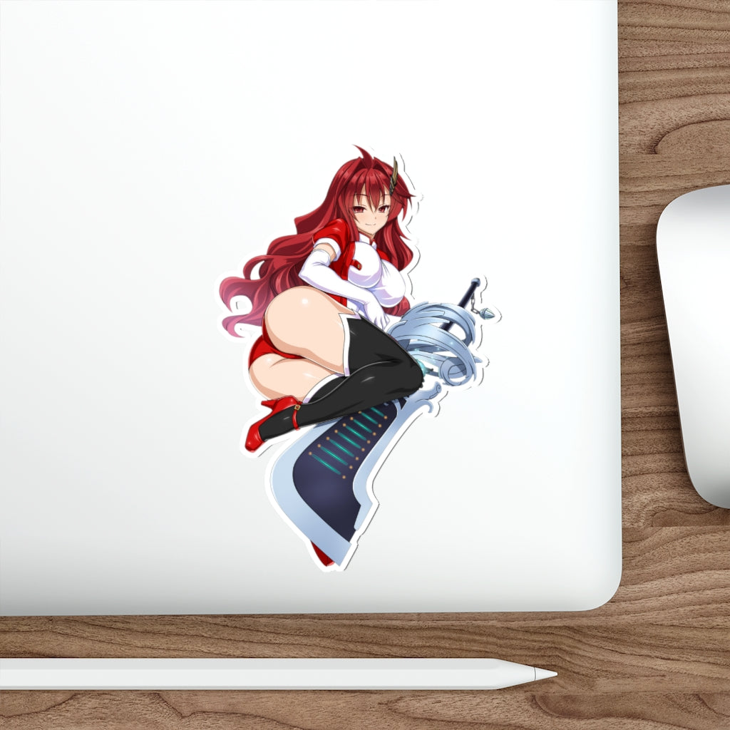 Sexy Butt Kisaragi Setsuna Valkyrie Drive Waterproof Sticker - Ecchi Vinyl Decal