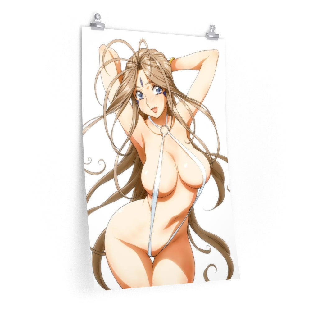 Affiche sexy en micro bikini Belldandy Ah My Goddess - Affiche verticale mate de qualité supérieure obscène - Art mural pour adultes