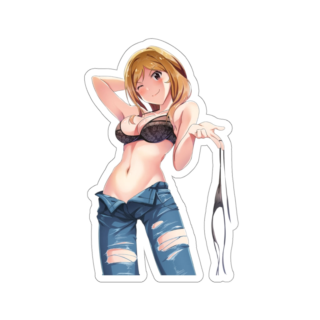 Sexy Lingerie Bra Momose Rio Idolmaster Waterproof Sticker - Ecchi Vinyl Decal