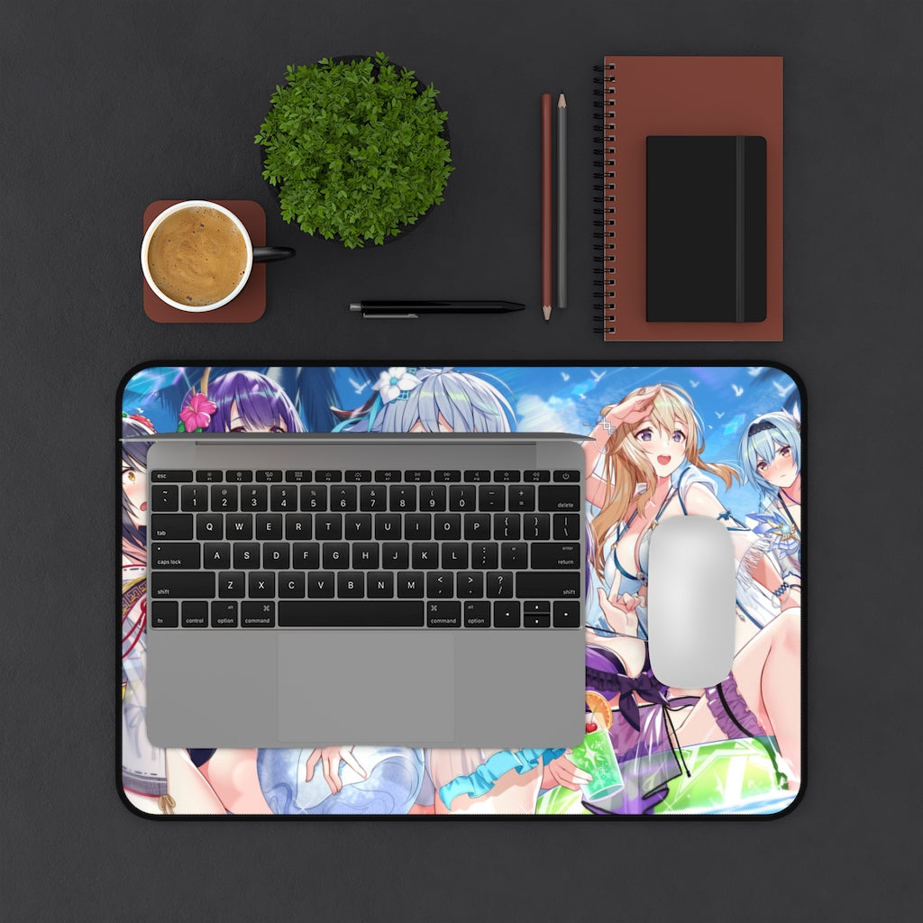 Genshin Impact Bikini Gang Desk Mat - Non Slip Mousepad