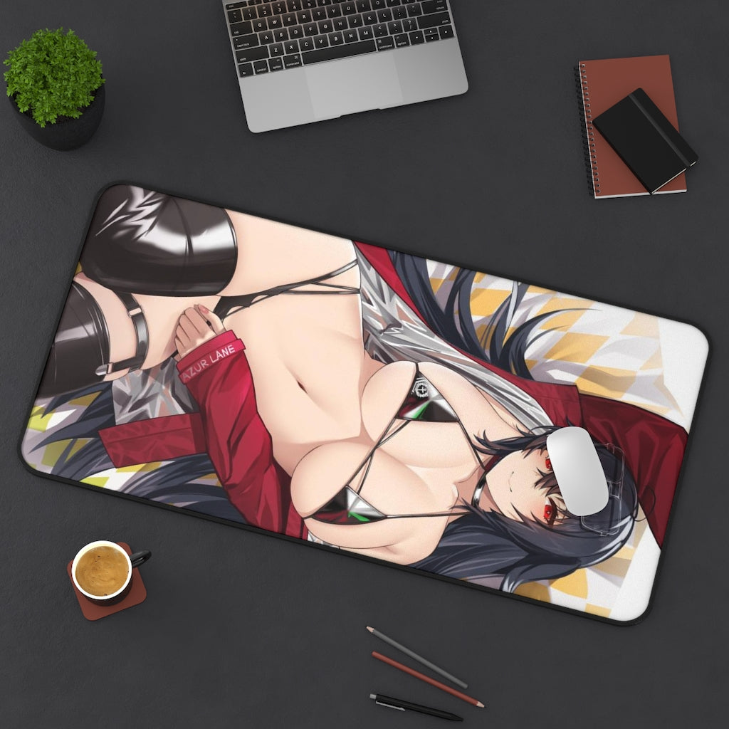 Azur Lane Mousepad - Taihou Large Desk Mat - Ecchi Mouse Pad - MTG Playmat