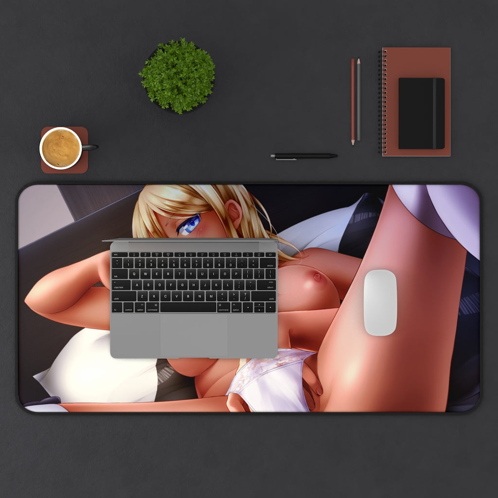 Nude Boobs Jessie Maye HuniePop Hentai Desk Mat - Lewd Mousepad - Gaming Girl Playmat