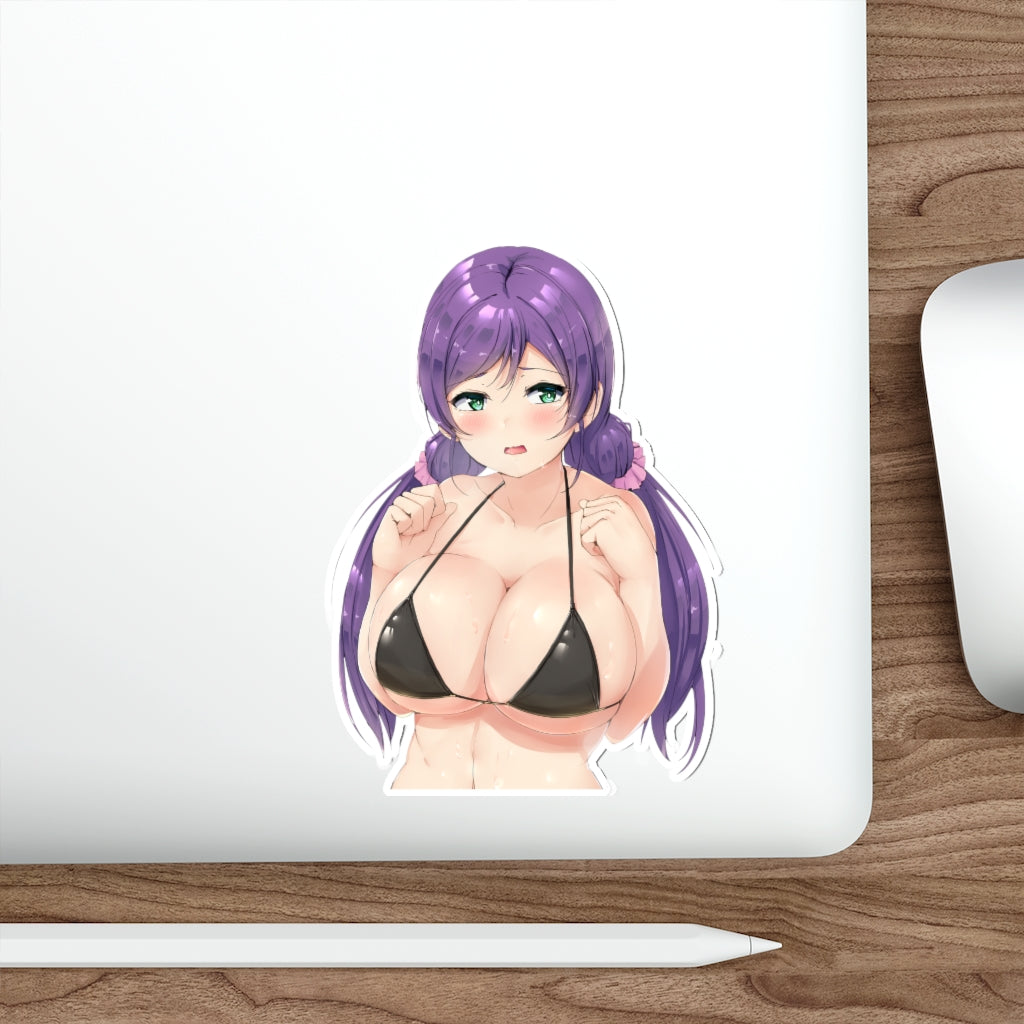 Toujou Nozomi Love Live Huge Tits Bikini Waterproof Sticker - Ecchi Vinyl Decal