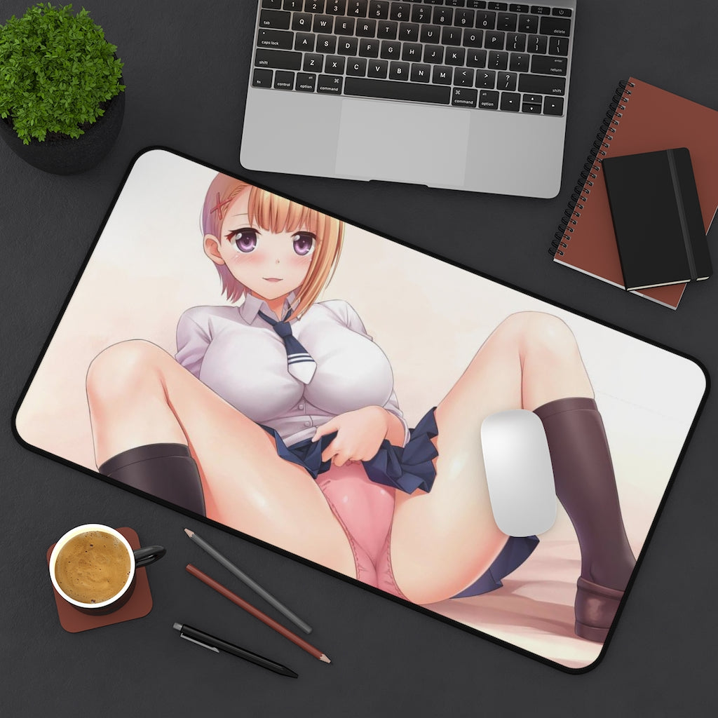 Mieruko-Chan Slice Of Horror Mousepad - Hana Yurikawa Panties Flash - Ecchi Desk Mat