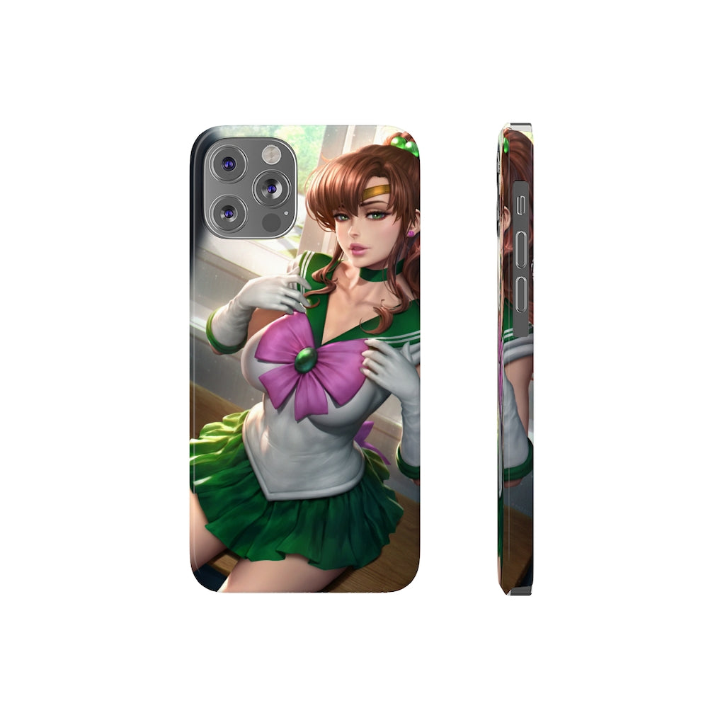 iPhone 13 Case - iPhone 12 Case - Sailor Jupiter Anime Phone Case - Sailor Moon Phone Case