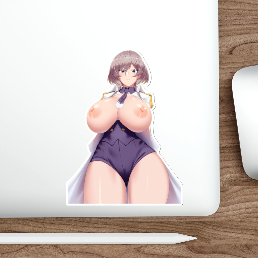 Mujina Gridman Big Nude Tits Waterproof Sticker - Ecchi Vinyl Decal