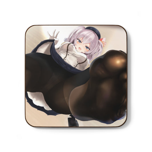 Kantai Collection Kashima Sexy Coaster - Hardboard Back Coaster - Naughty Gift - Lewd Upskirt