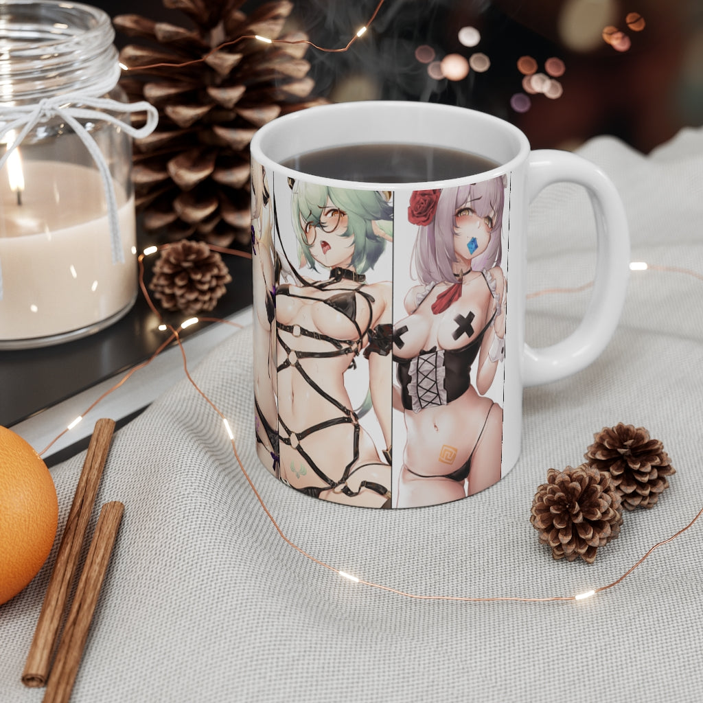 Genshin Impact Sexy Waifus Mug 11oz