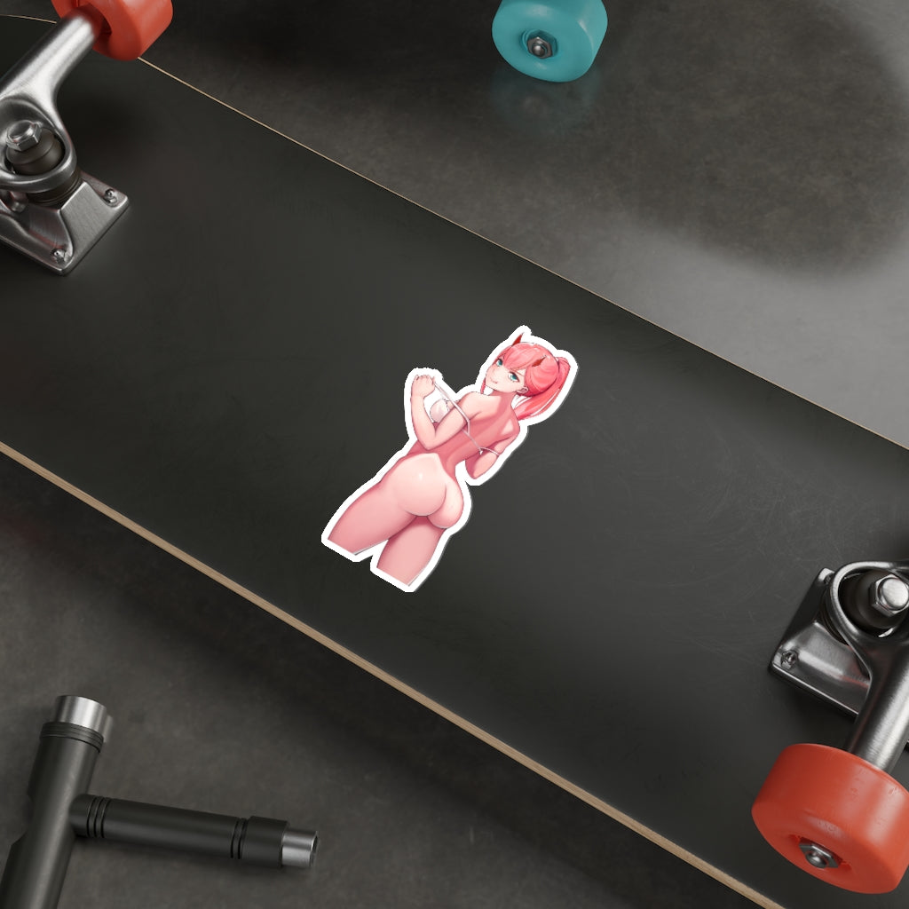 Nude Butt Zero Two Waterproof Sticker - Ecchi Decal - Darling in the Franxx