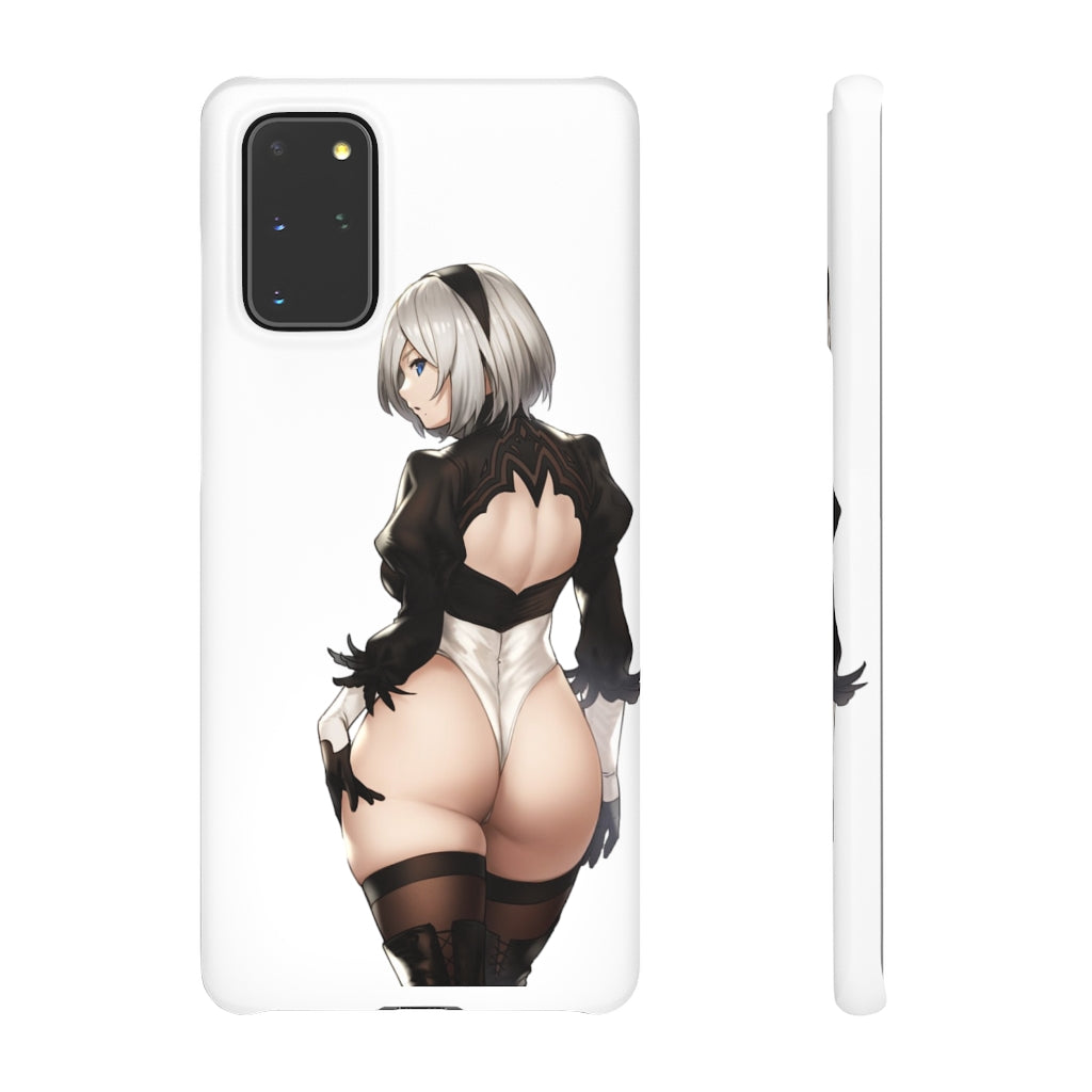 2B Anime Phone Case - Nier Automata Kawaii Aesthetic Snap Case