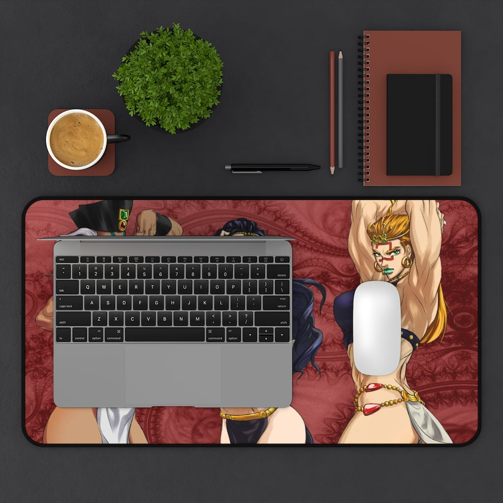 JoJo's Bizarre Adventure Anime Mousepad - Gender Swap - Large Desk Mat - Ecchi Mouse Pad - MTG Playmat