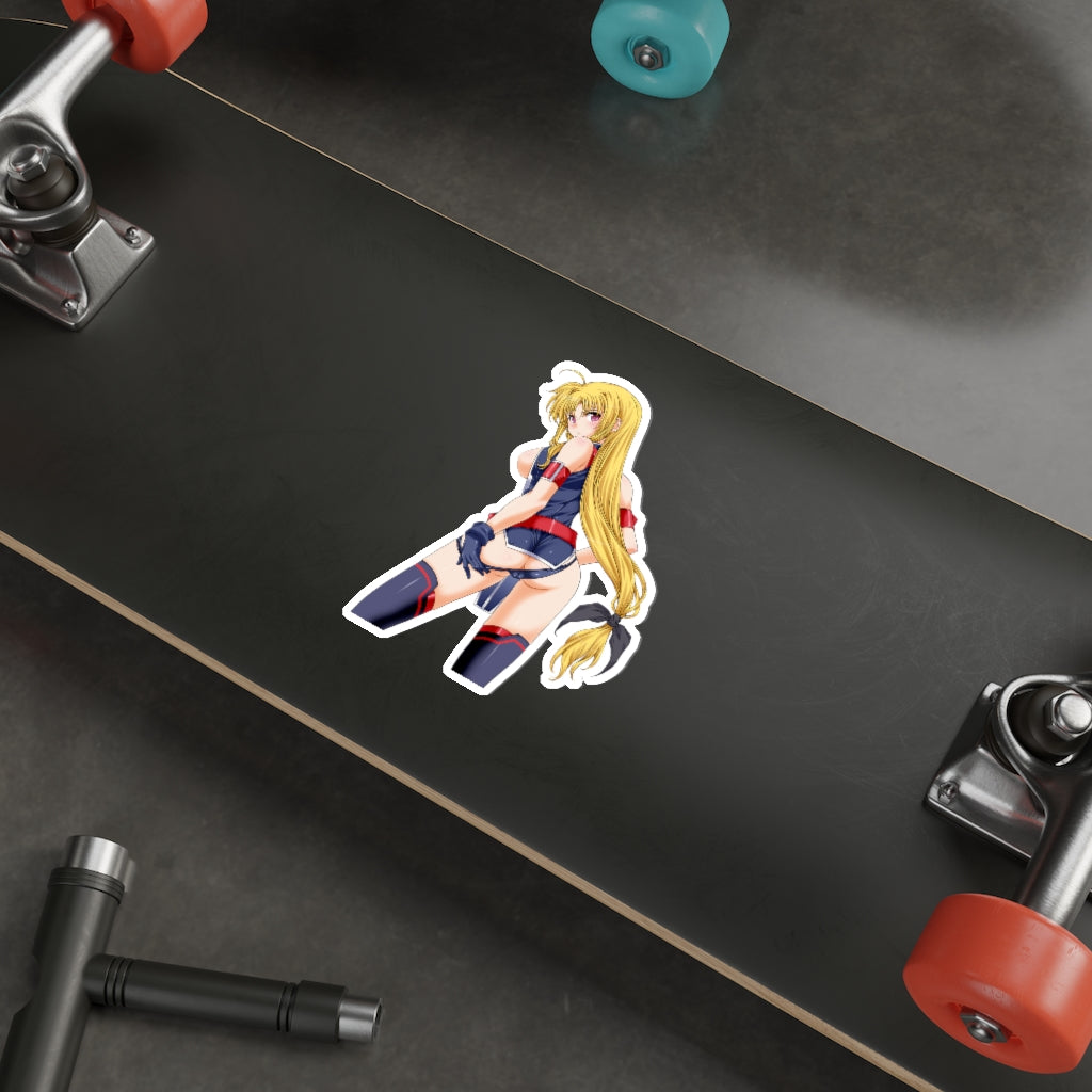 Sexy Fate Testarossa Magical Girl Lyrical Nanoha Waterproof Sticker - Ecchi Vinyl Decal