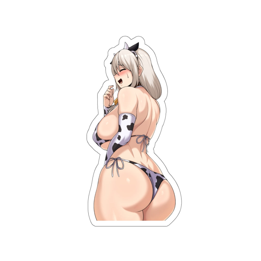 Tsuki Uzaki Cow Girl Big Butt Waterproof Sticker - Ecchi Vinyl Decal