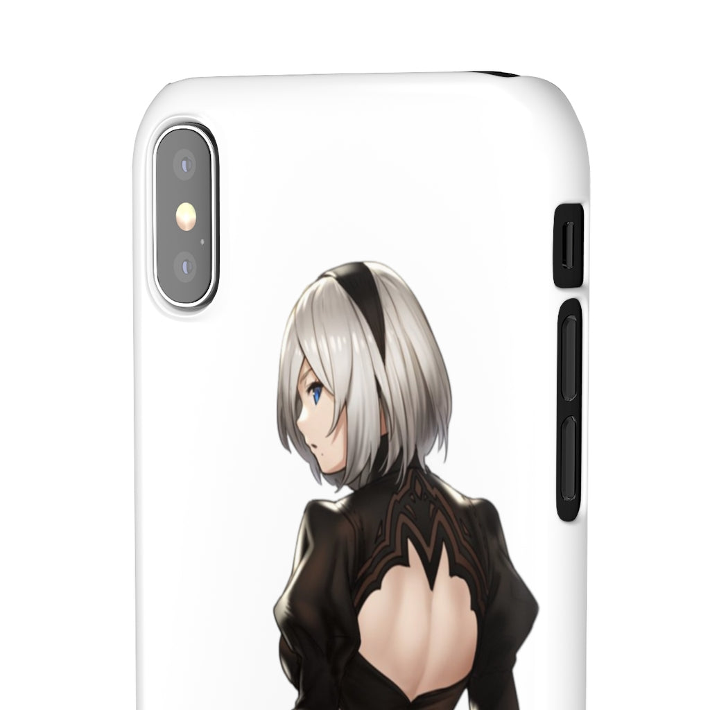 2B Anime Phone Case - Nier Automata Kawaii Aesthetic Snap Case