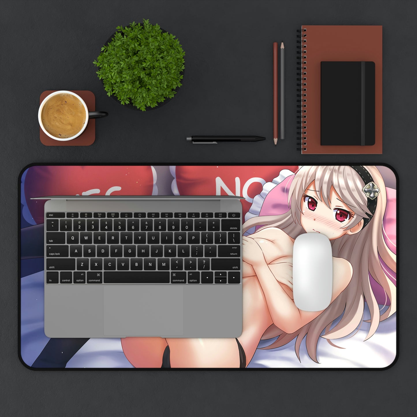 Fire Emblem Fates Mousepad - Nude Female Corrin Large Ecchi Desk Mat - Mouse Pad - MTG Playmat