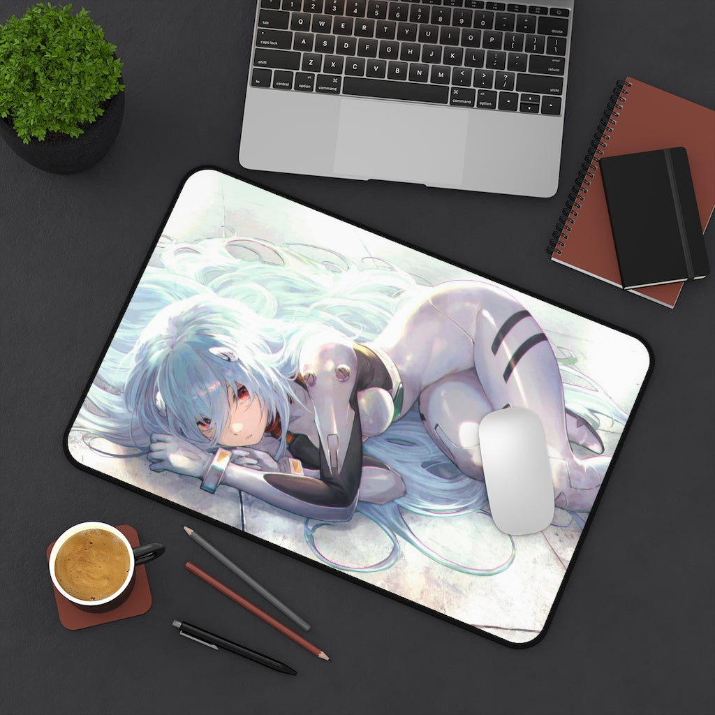 Tapis de souris antidérapant Ayanami Rei Long Hair Evangelion