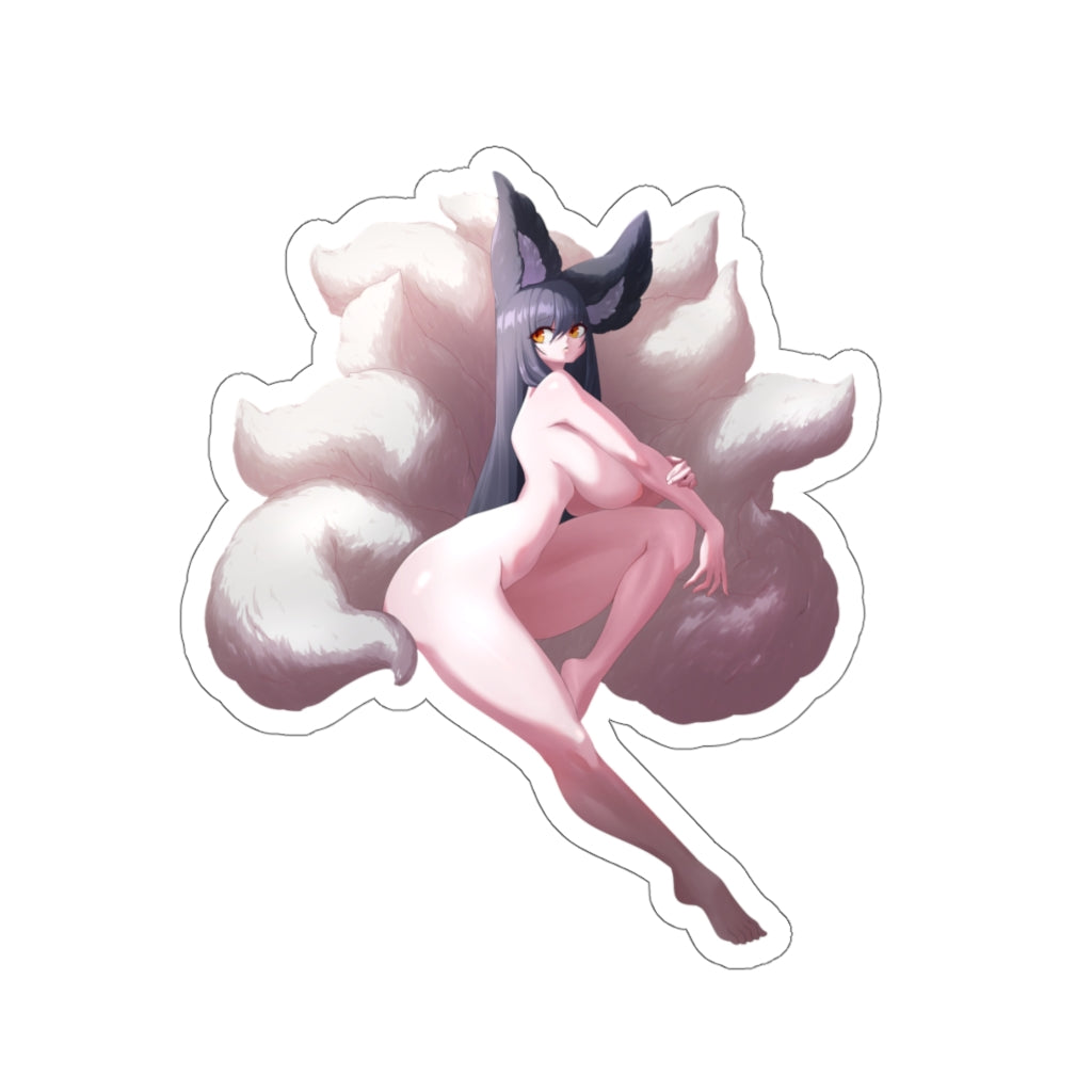 Nude Ahri League of Legends Waterproof Sticker - Ecchi Vinyl Decal