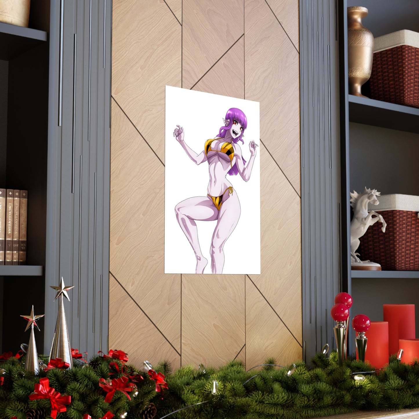 Solo Leveling Poster - Premium Matte Vertical Poster - Esil Radiru Bikini Waifu Ecchi Anime Wall Art Decor