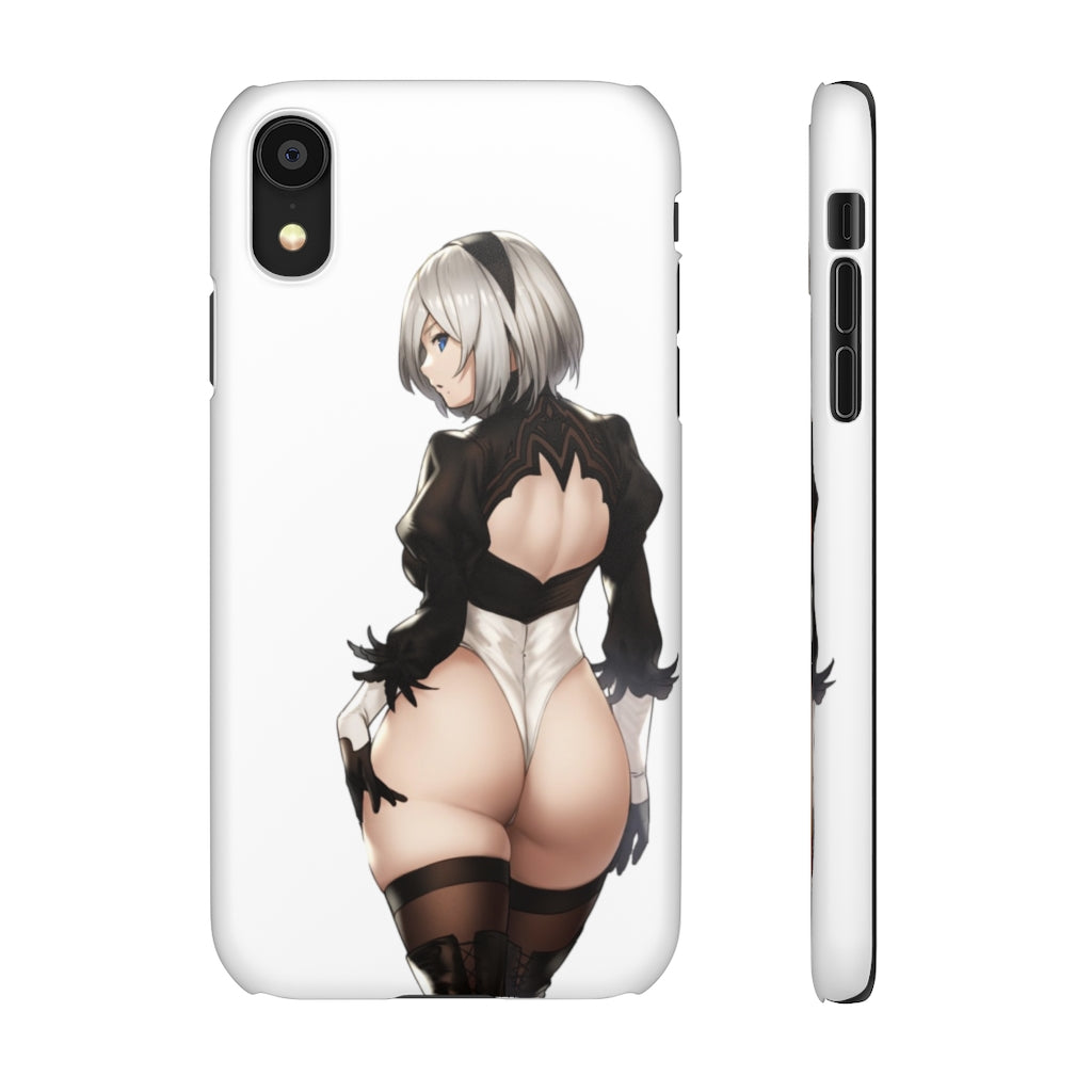 2B Anime Phone Case - Nier Automata Kawaii Aesthetic Snap Case