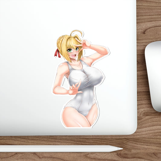 Fate Grand Order Saber Thick Body Waterproof Sticker - Ecchi Vinyl Decal