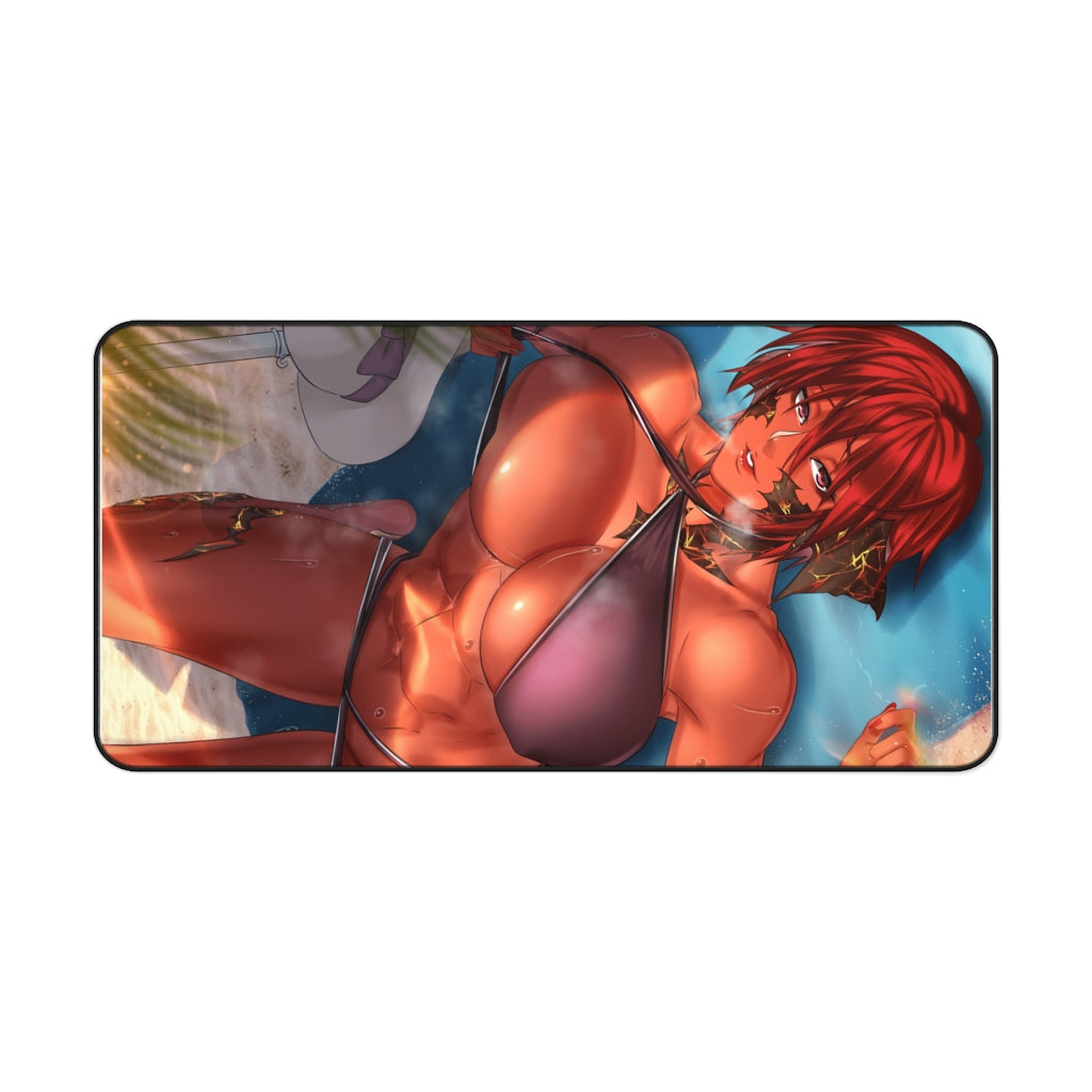 Sexy Bikini Au'ra Final Fantasy 14 Mousepad - Non Slip Gaming Desk Mat